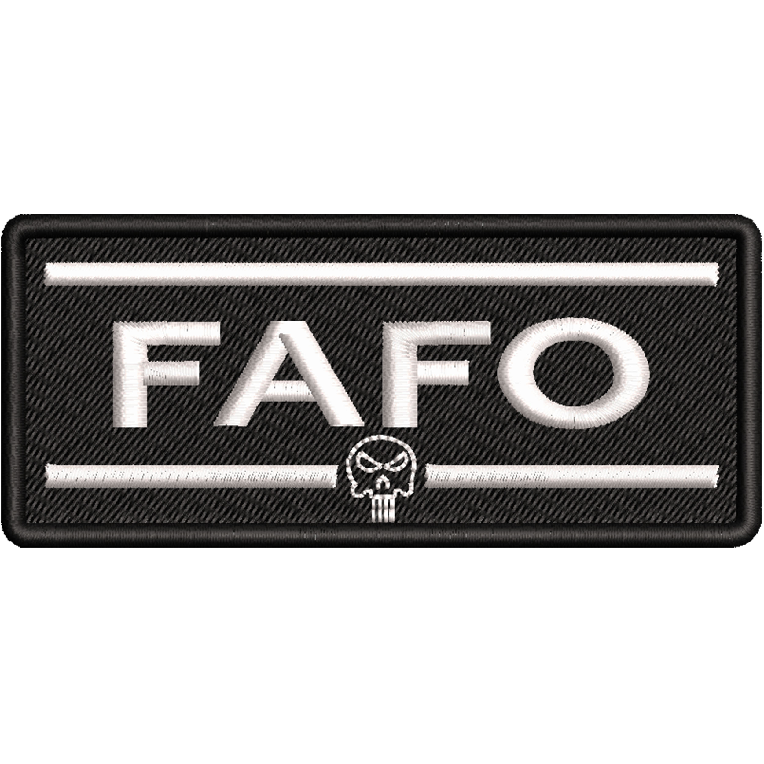 fafo w/skull Patch