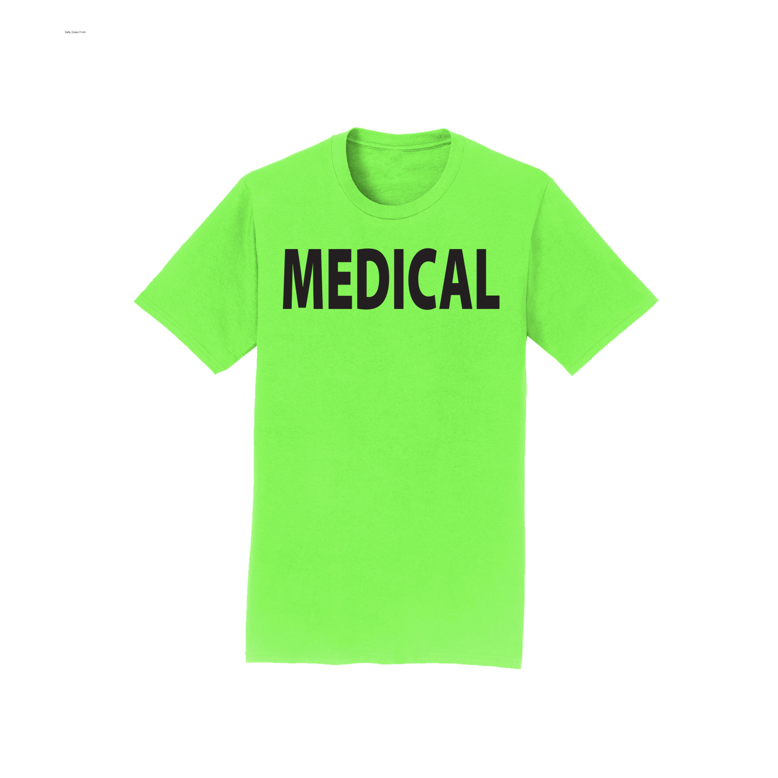green medical t shirt front