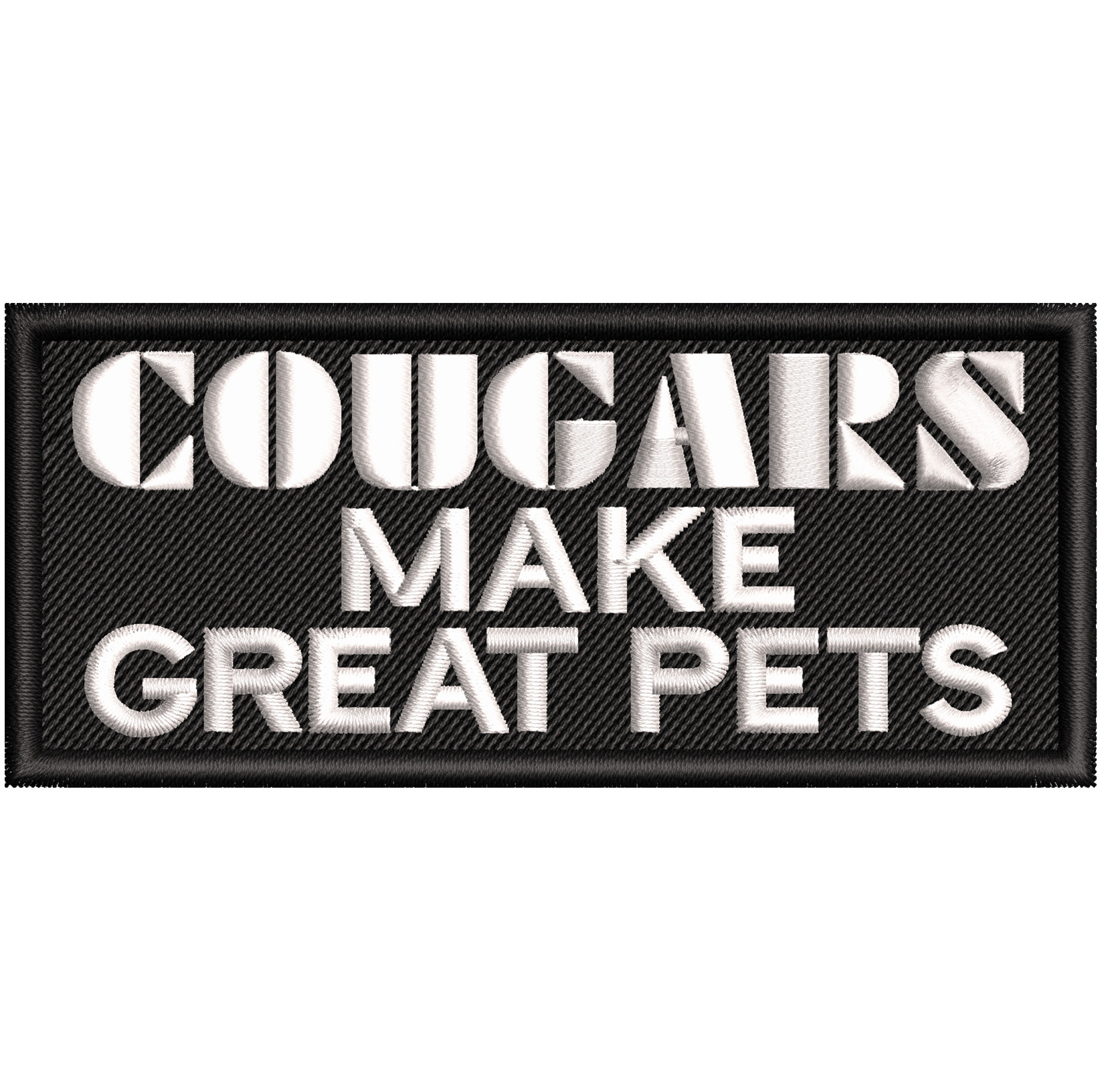 cougars make great pets patch