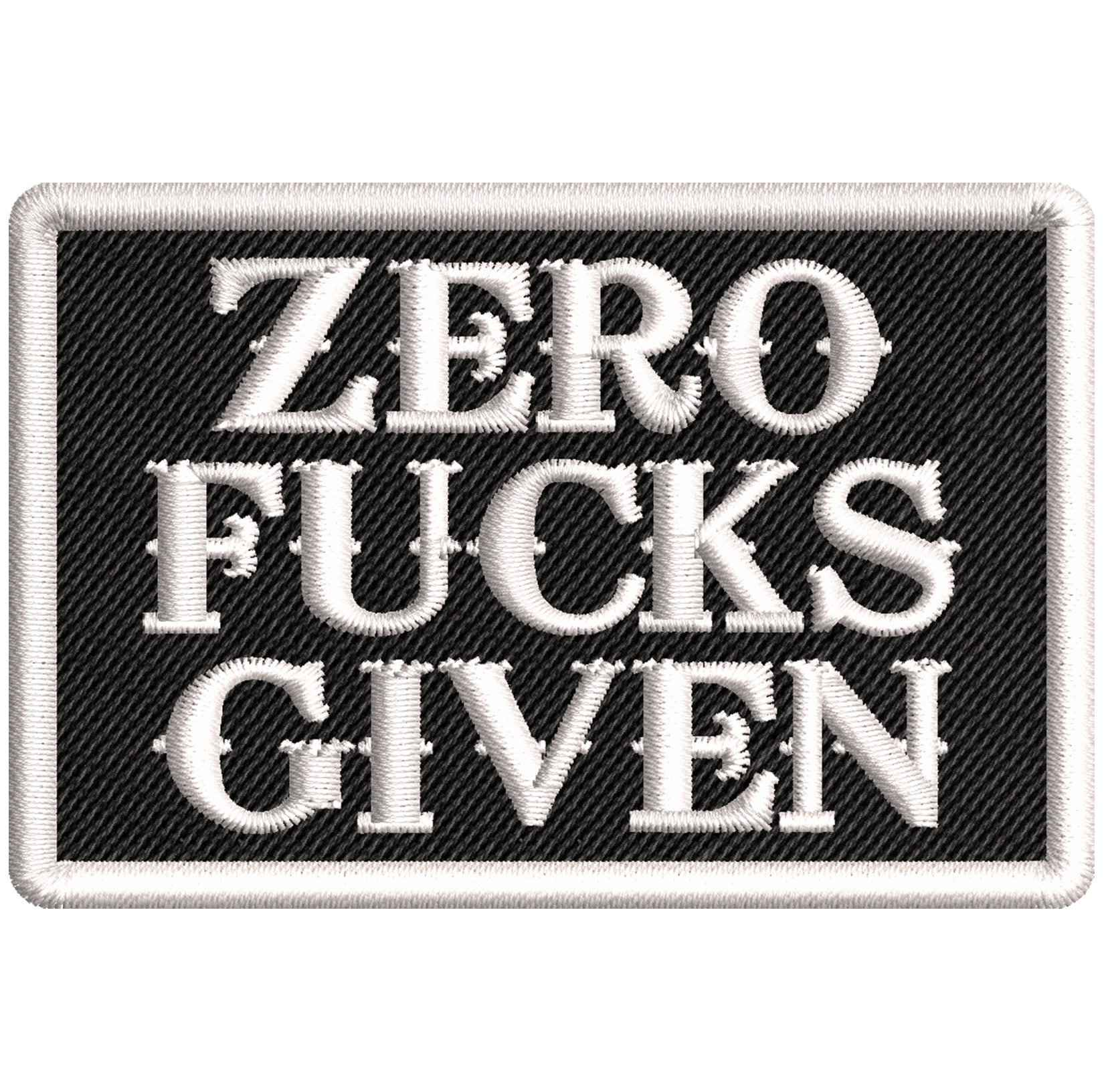 zero fucks given patch