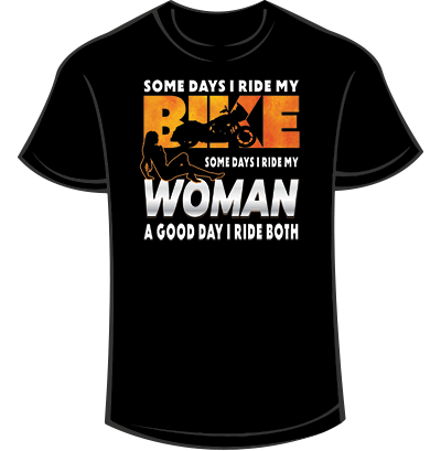 some days I ride t shirt