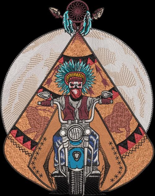 Indian teepee patch