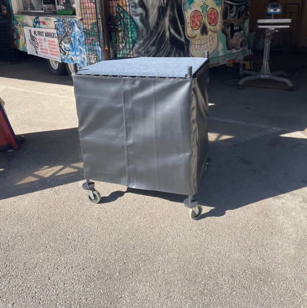 custom vinyl cart wrap