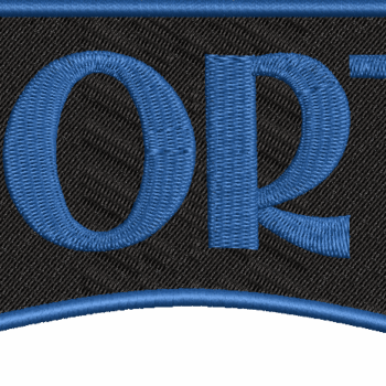 shortie embroidered patch