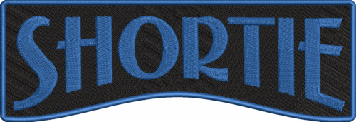 shortie embroidered patch