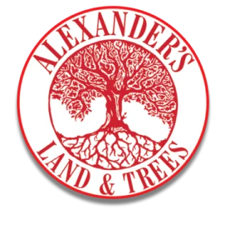 alexanders land and trees sticker